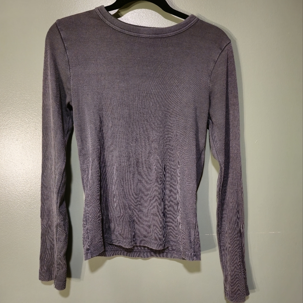 Zara Gray Crewneck  Soft long-sleeved top